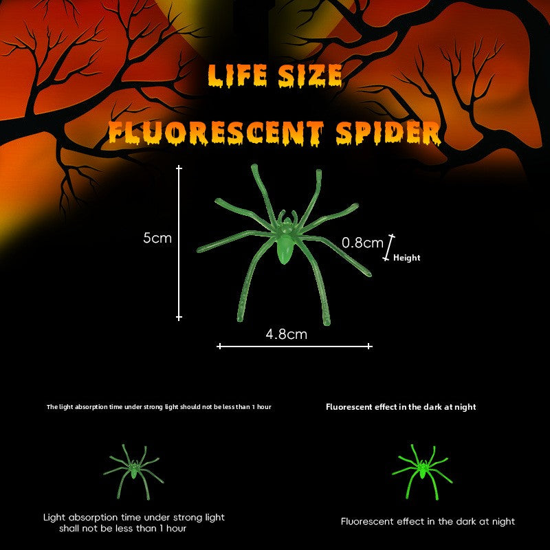 Glowing Halloween Spider Decoration
