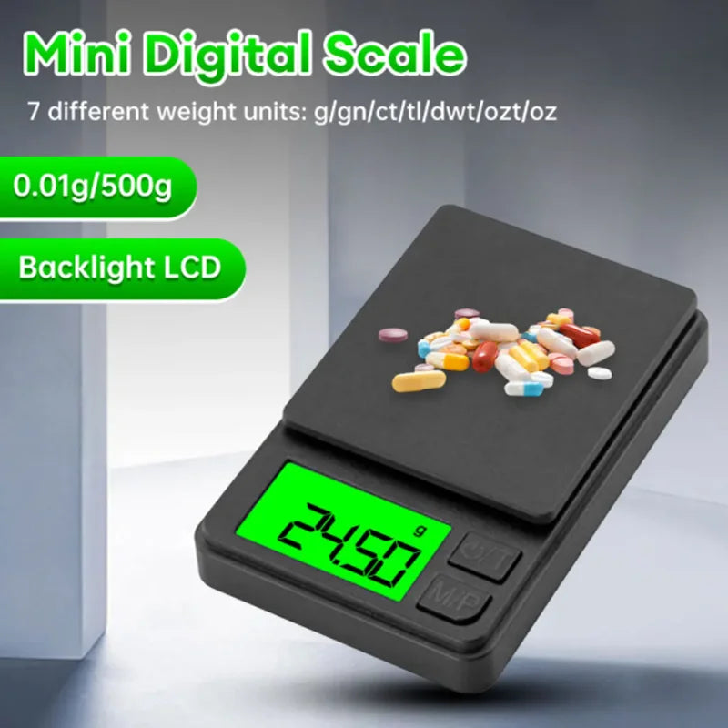 Digital Pocket Scale 1000g – Mini Travel Scale