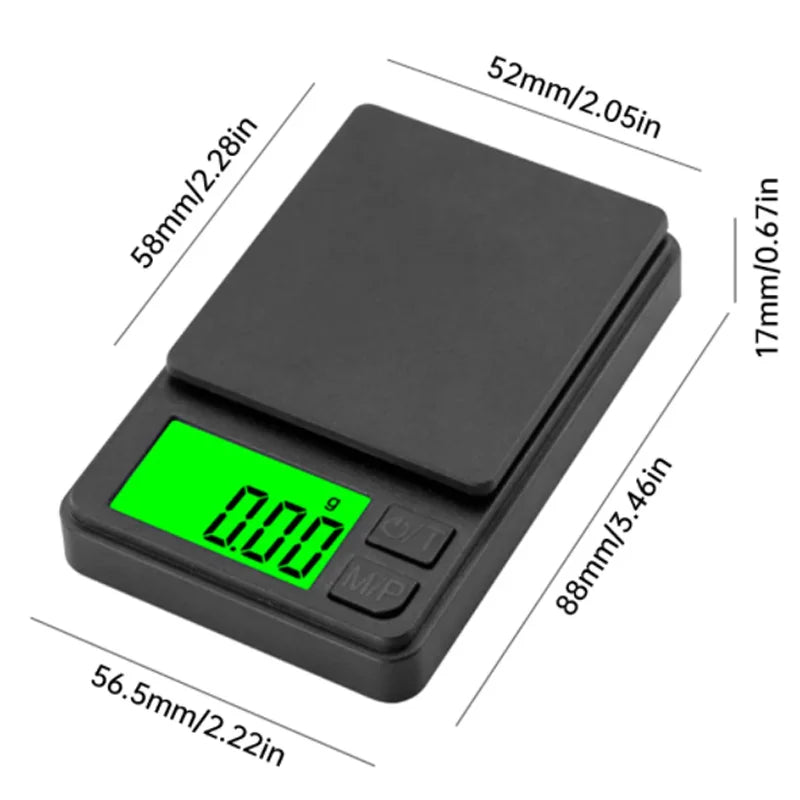 Digital Pocket Scale 1000g – Mini Travel Scale
