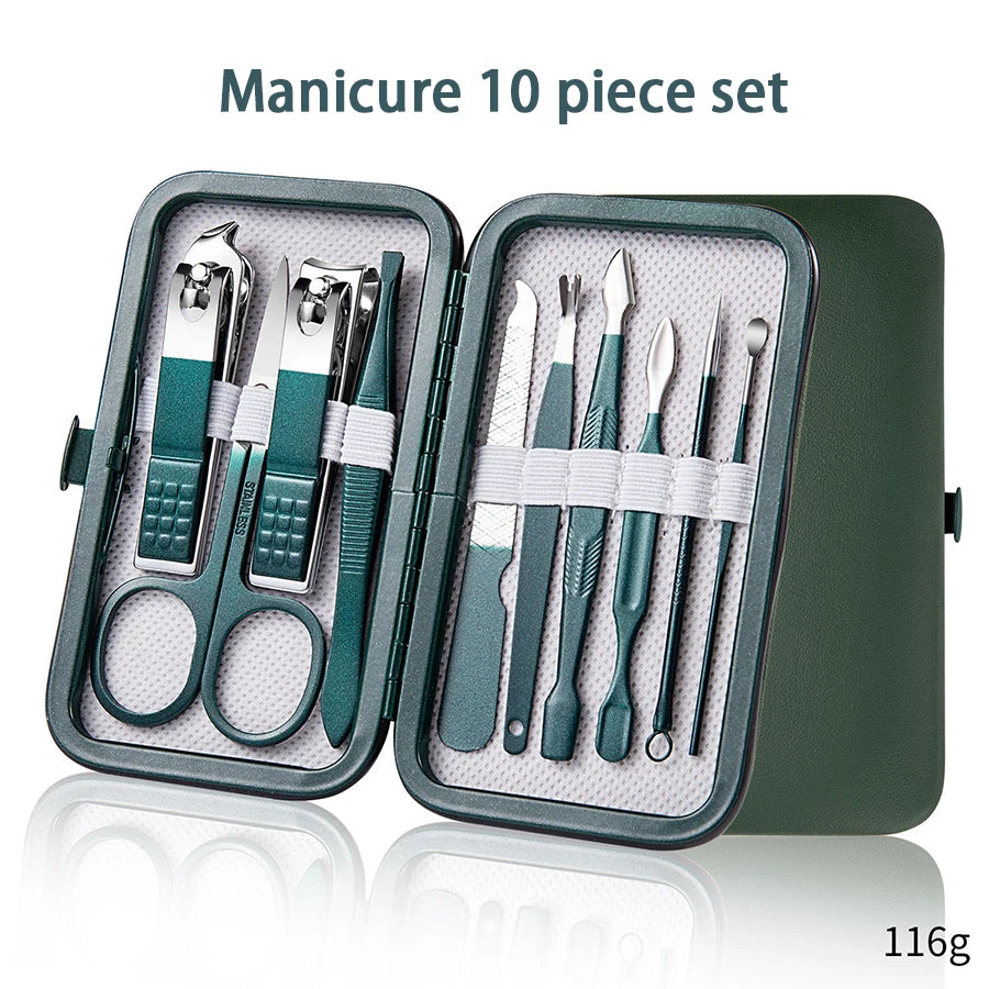 Nail Clippers Set 6-18pcs – Manicure, Pedicure & Eyebrow Tools