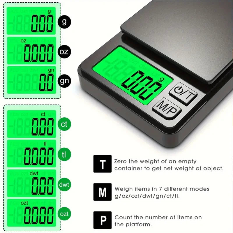Digital Pocket Scale 1000g – Mini Travel Scale