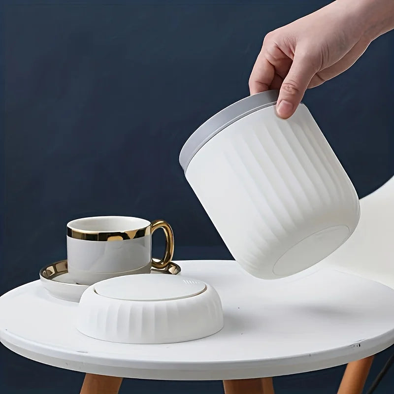 Mini Trash Can with Lid – Durable Plastic Desk Bin
