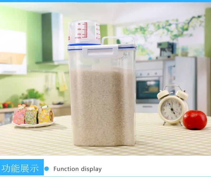 Dog & Cat Food Pail 1.5kg/2kg – Plastic Container