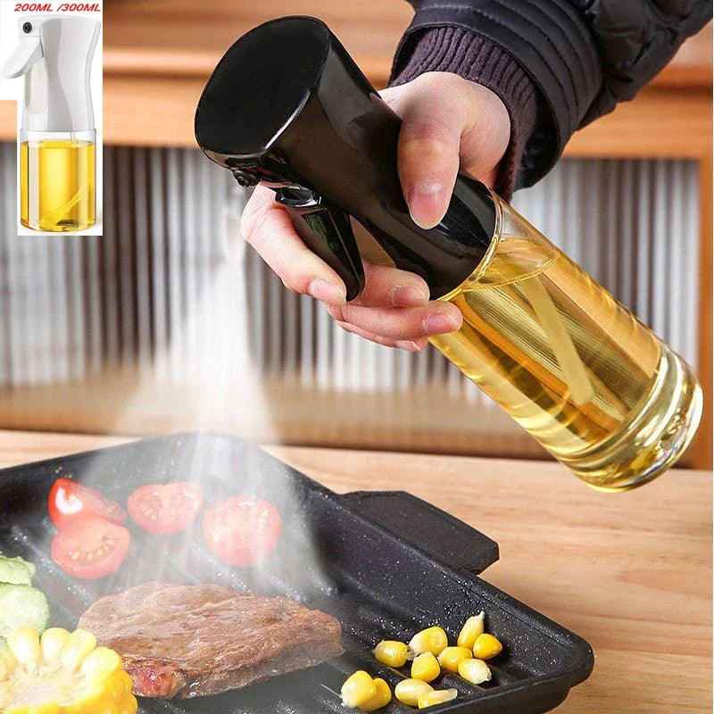 Kitchen Oil Spray Bottle – 200ml/300ml for BBQ & Cooking