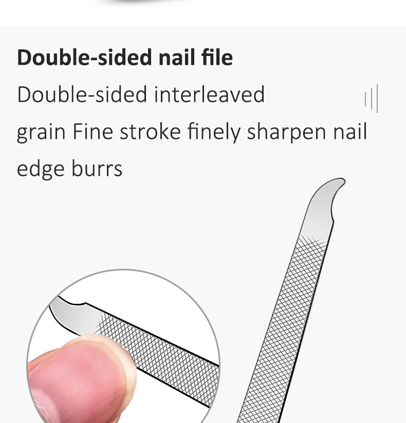 Nail Clippers Set 6-18pcs – Manicure, Pedicure & Eyebrow Tools