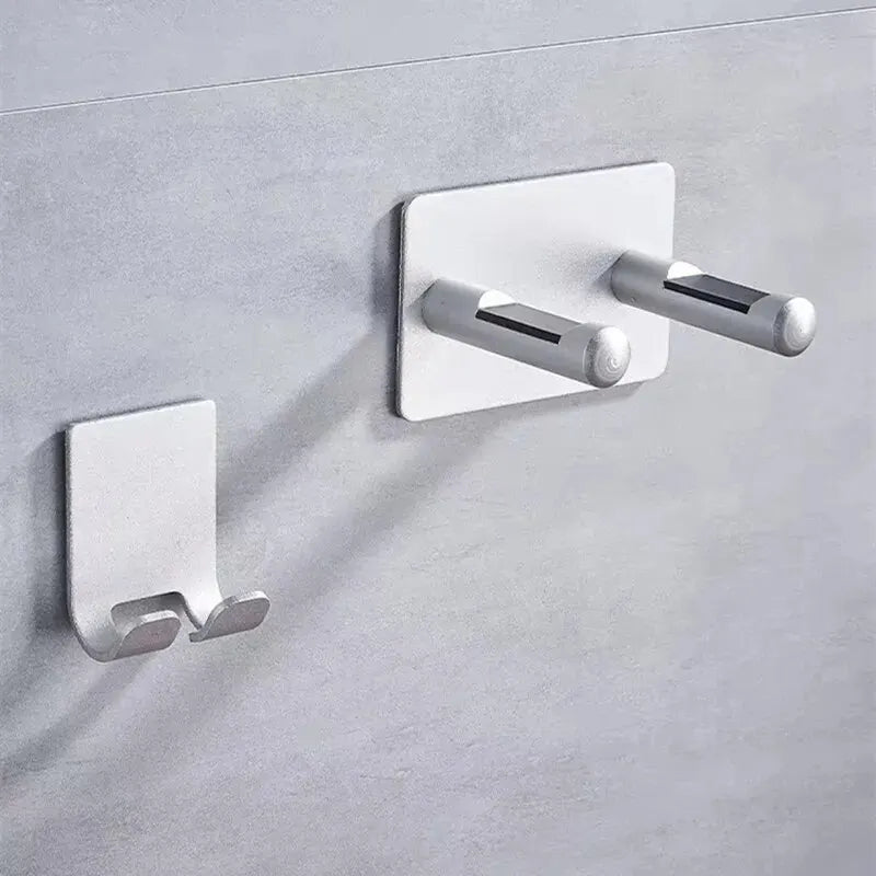 Waterproof Wall-Mounted Hair Dryer Organizer – Space-Saving Bathroom Shelf