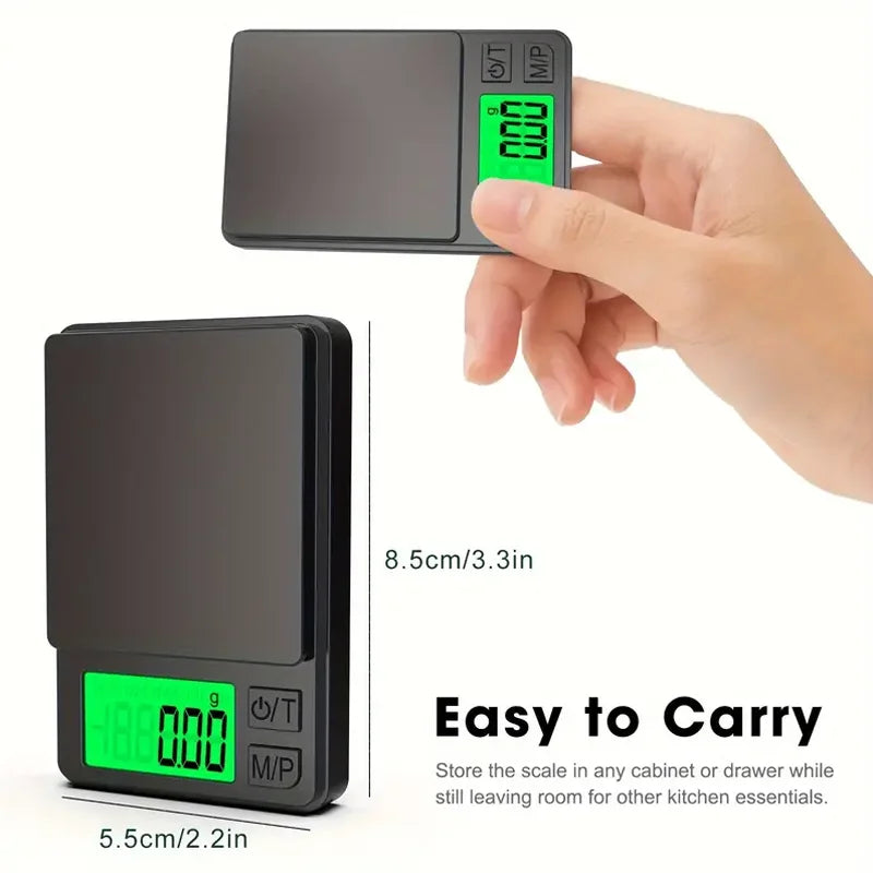 Digital Pocket Scale 1000g – Mini Travel Scale