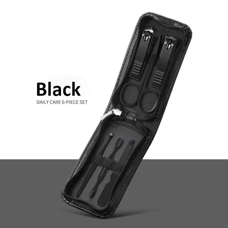 Nail Clippers Set 6-18pcs – Manicure, Pedicure & Eyebrow Tools