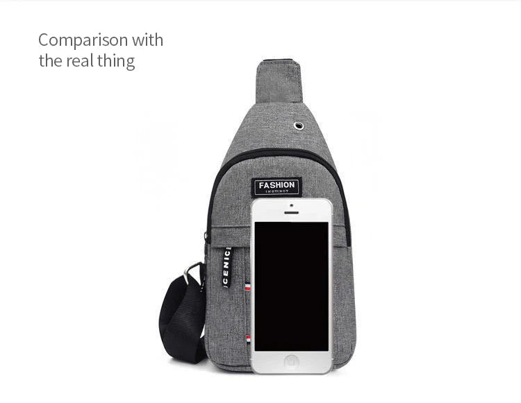 Men’s Waterproof Fanny Pack – Large & Adjustable