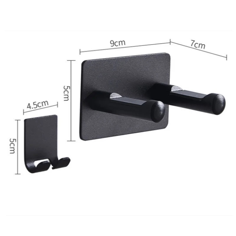 Waterproof Wall-Mounted Hair Dryer Organizer – Space-Saving Bathroom Shelf