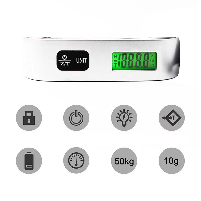 Portable Digital Luggage Scale – LCD Display