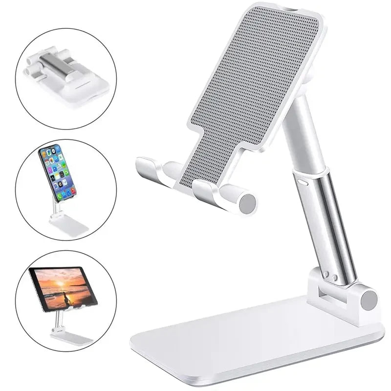 ZAREEN Adjustable Desk Phone & Tablet Stand – Universal Holder