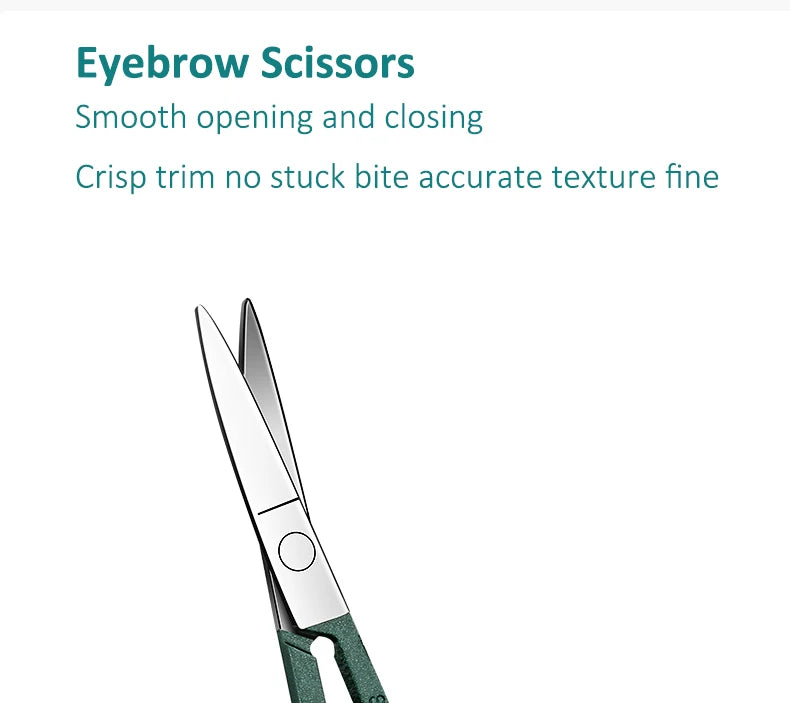 Nail Clippers Set 6-18pcs – Manicure, Pedicure & Eyebrow Tools