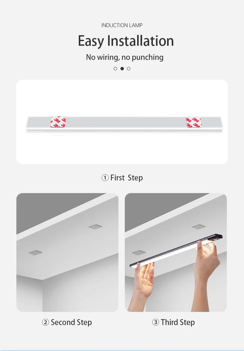 Rechargeable LED Cabinet Lamp with Motion Sensor