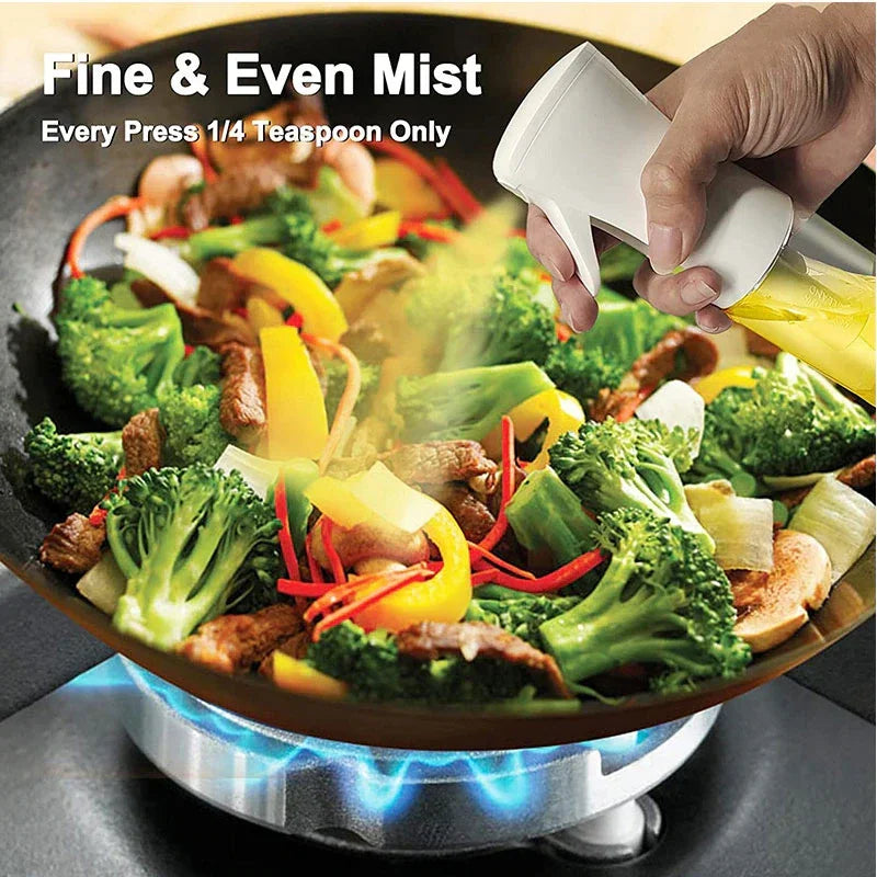 Kitchen Oil Spray Bottle – 200ml/300ml for BBQ & Cooking