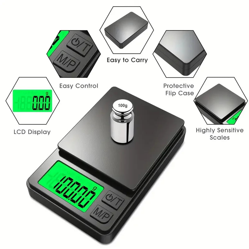 Digital Pocket Scale 1000g – Mini Travel Scale