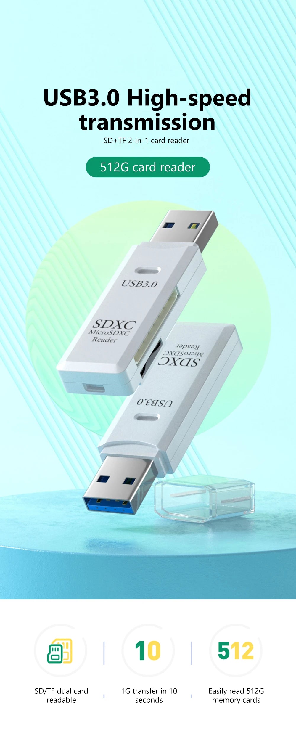 High-Speed USB Card Reader